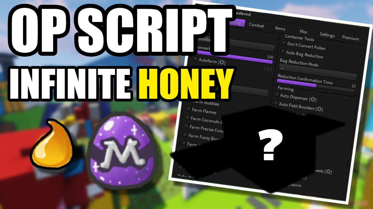 OP Bee Swarm Simulator Script Autofarm, God Mode, Infinite Honey, Auto